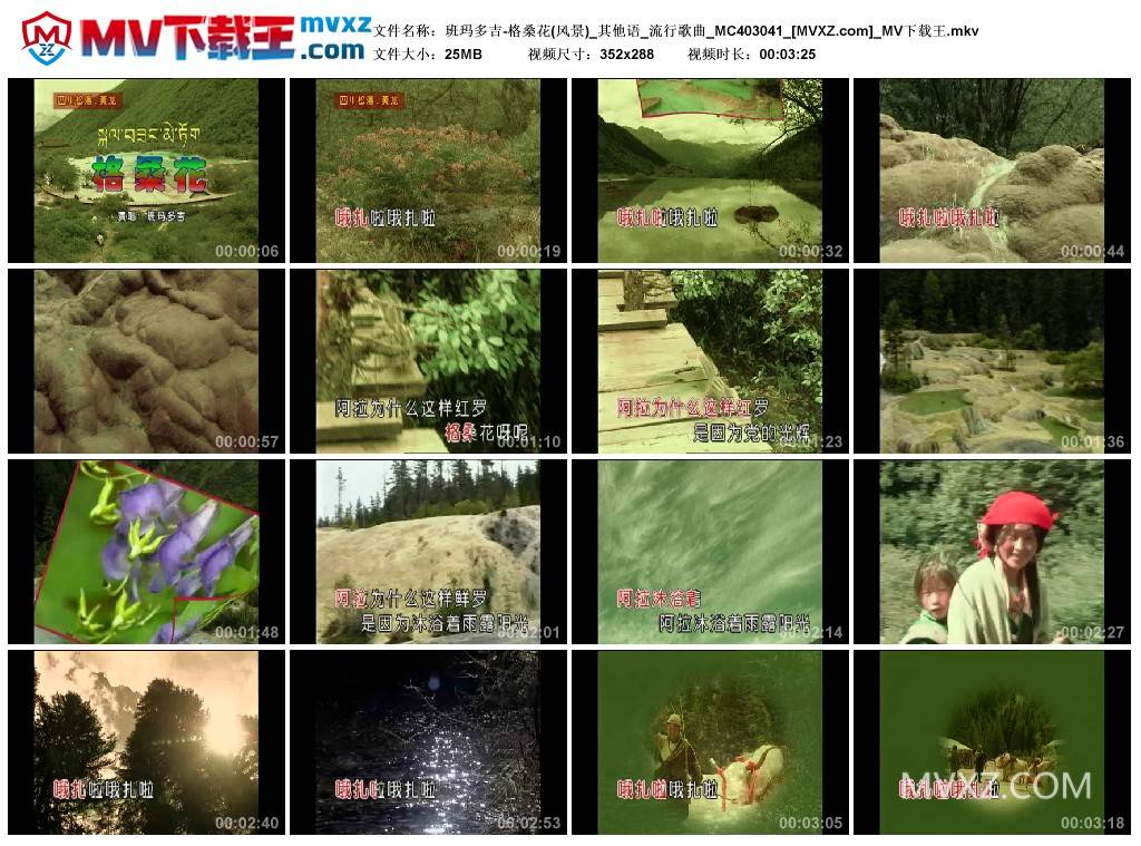 班玛多吉-格桑花(风景)_其他语_流行歌曲_MC403041